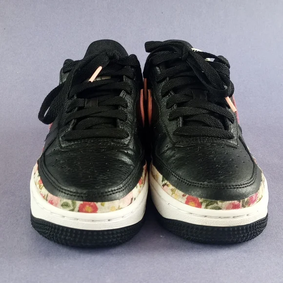 Nike Air Force 1 Vintage Floral GS 'Pink Tint' Shoes BQ2501-001 - Picture 4 of 12